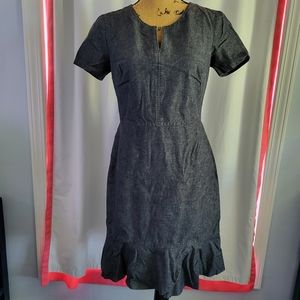 Banana Republic Dark Grey Business Dress - Excellent Condition, Rarely Worn